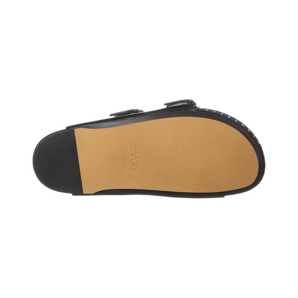 Isabel Marant Lennyo Leather Sandal, Black - Picture 4 of 5